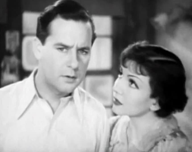 Claudette Colbert - Cropped screenshot of Ben Lyon and Claudette Colbert from the film I Cover the Waterfront (1933).