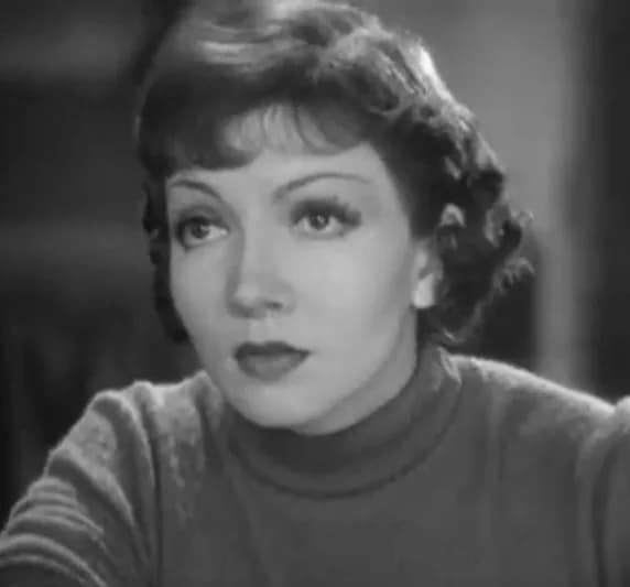 Claudette Colbert - Cropped screenshot of Claudette Colbert from the film I Cover the Waterfront