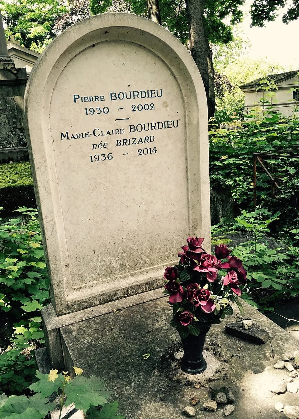 Pierre Bourdieu - Pierre Bourdieu's grave at Pere Lachaise Cemetery https://en.wikipedia.org/wiki/P%C3%A8re_Lachaise_Cemetery