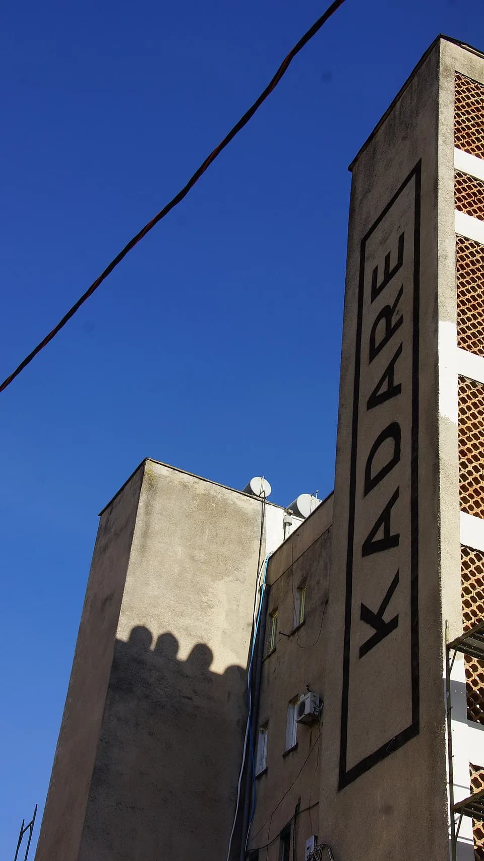 Ismail Kadare - Residential building designed by the Albanian architect M.Velo