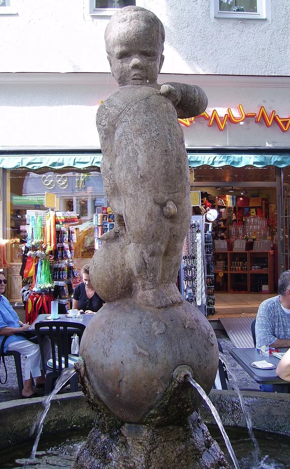 Richard von Weizsäcker - fountain in Bad Cannstatt, part of  Stuttgart, Germany