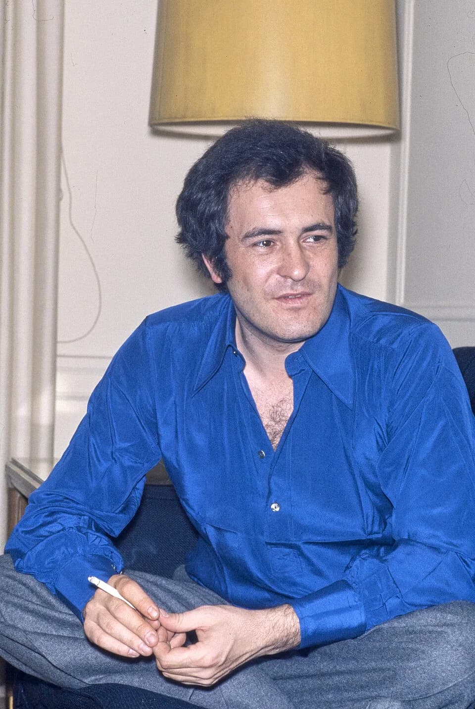 Bernardo Bertolucci - Title: Bernardo Bertolucci, film director
Creator(s): Gotfryd, Bernard, photographer
Date Created/Published: ca. 1971.
Medium: 1 photograph : color transparency ; 35mm (slide for