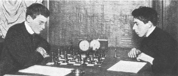 Alexander Alekhine - Alekhine-Romanovsky (1909).jpg