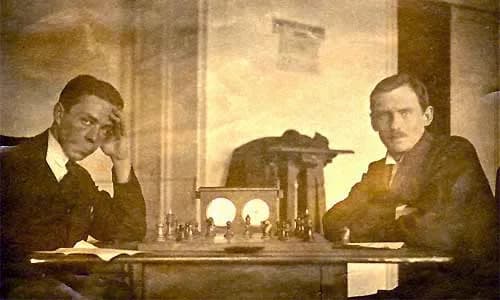 Alexander Alekhine - Romanovsky-Alekhine (1920).jpg