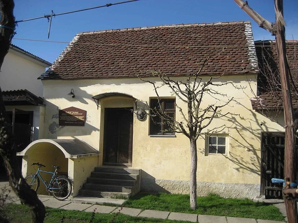 Rudolf Steiner - Geburtshaus von Rudolf Steiner, Donji Kraljevec, Kroatien.