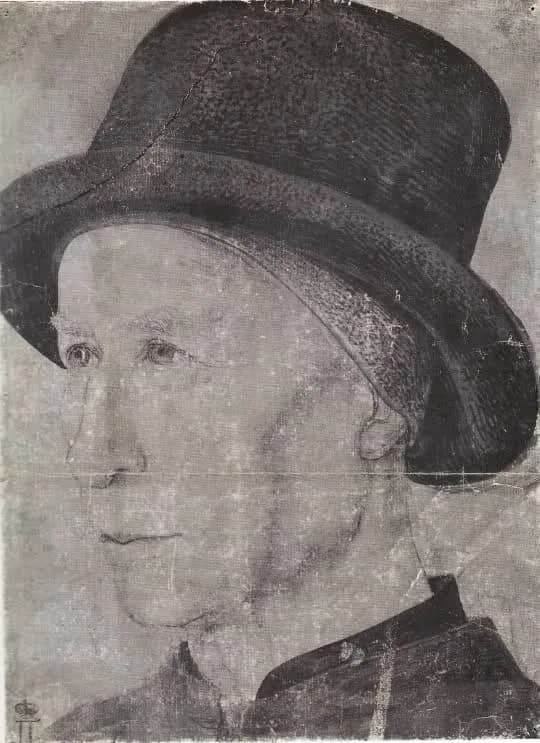 Louis XI of France - L'homme au chapeau (vraisemblablement Louis XI représenté par Jean Fouquet).