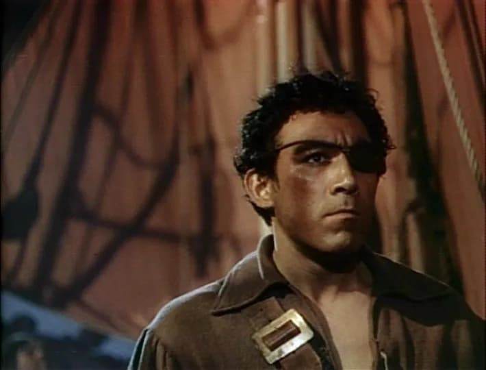 Anthony Quinn - Anthony Quinn in a screenshot from the trailer for the film The Black Swan.