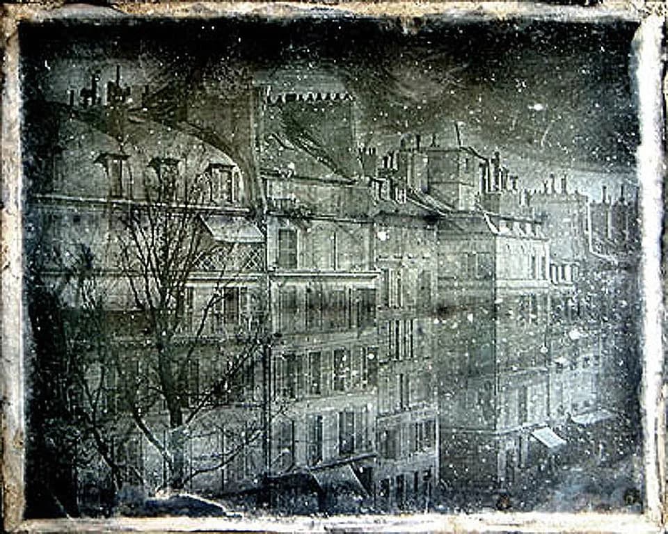 Louis Daguerre - View from the Daguerres house