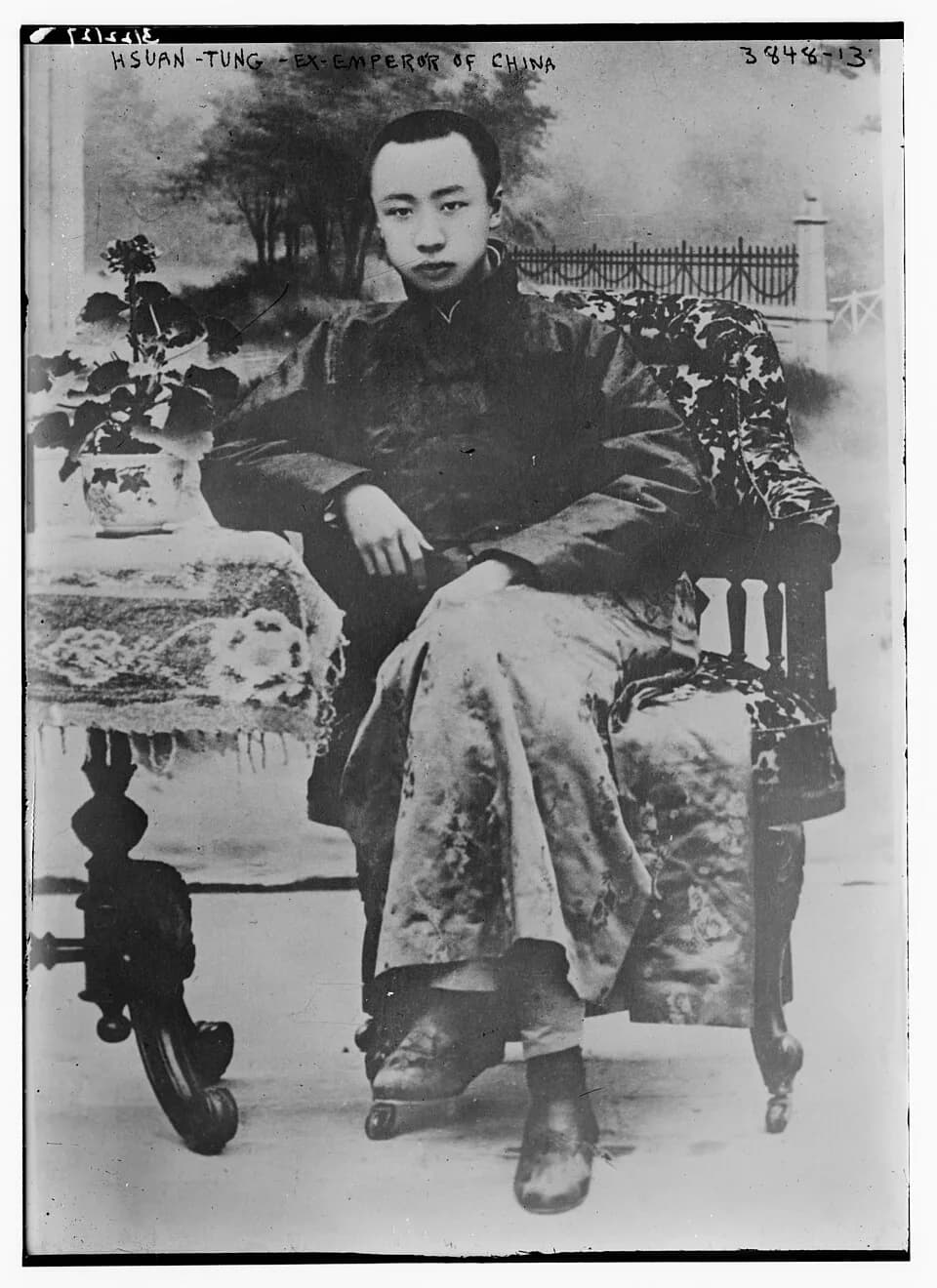 Puyi Puyi - Title: Hsuan-Tung -- Ex-Emperor of China
Abstract/medium: 1 negative : glass ; 5 x 7 in. or smaller.