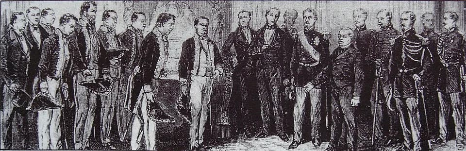 Adolphe Thiers - Iwakura Mission with President Thiers on December 26, 1872