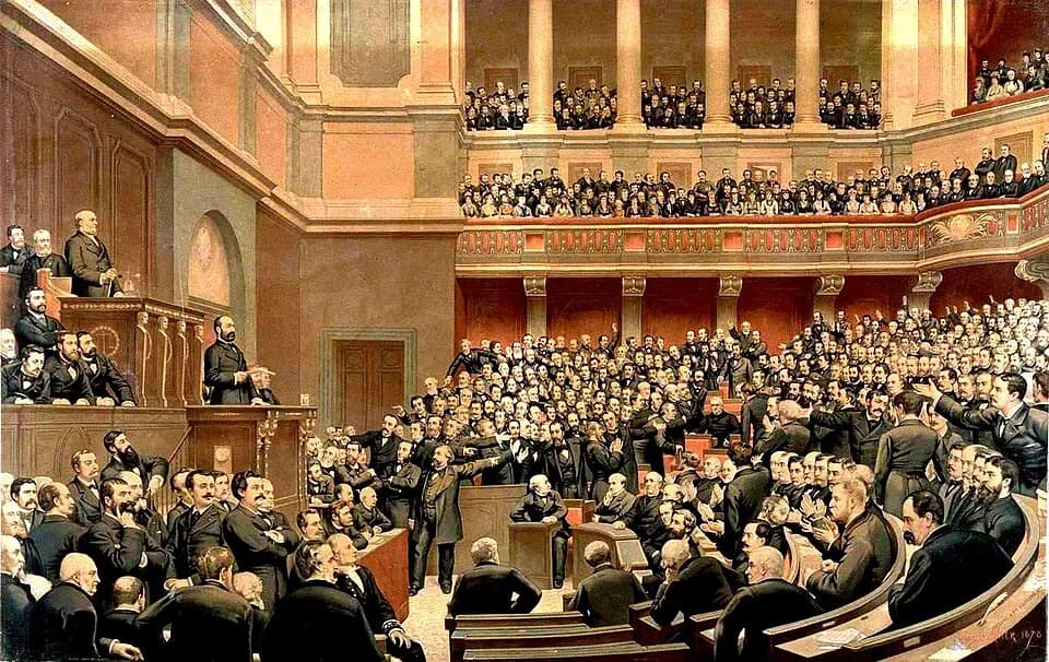 Adolphe Thiers - Adolphe Thiers is proclaimed “Liberator of the Territory” by the National Assembly in Versailles on 16 June 1877