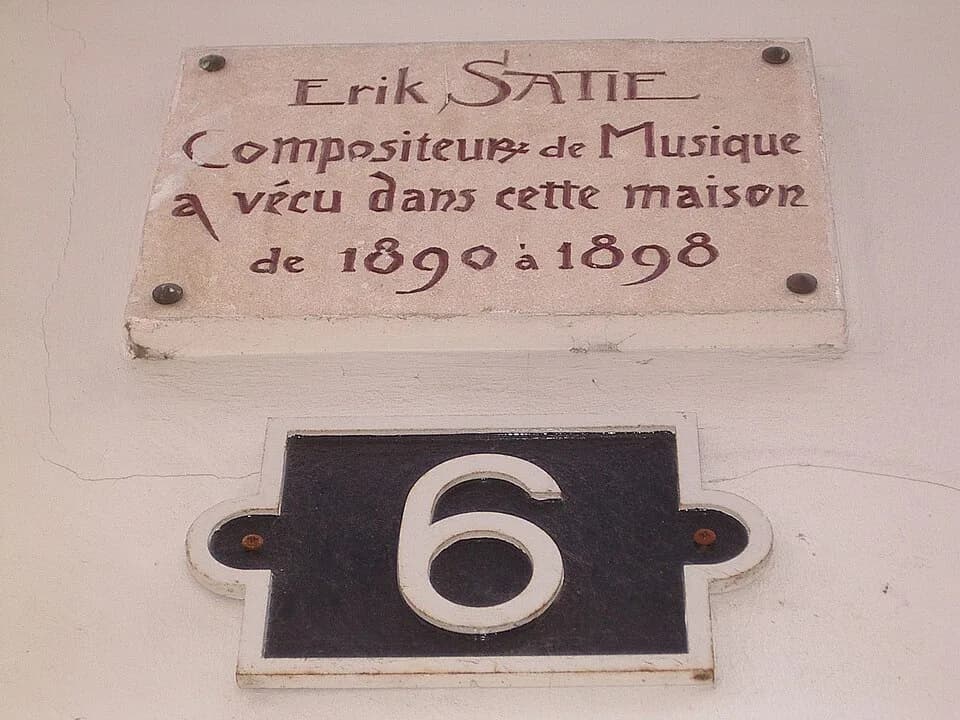 Erik Satie - House at 6 Rue Cortot, Montmartre, Paris, home of Erik Satie from 1890 to 1898