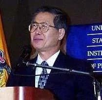 Alberto Fujimori - President Alberto Fujimori of Peru. February 5, 1999 at the U.S. Institute of Peace.