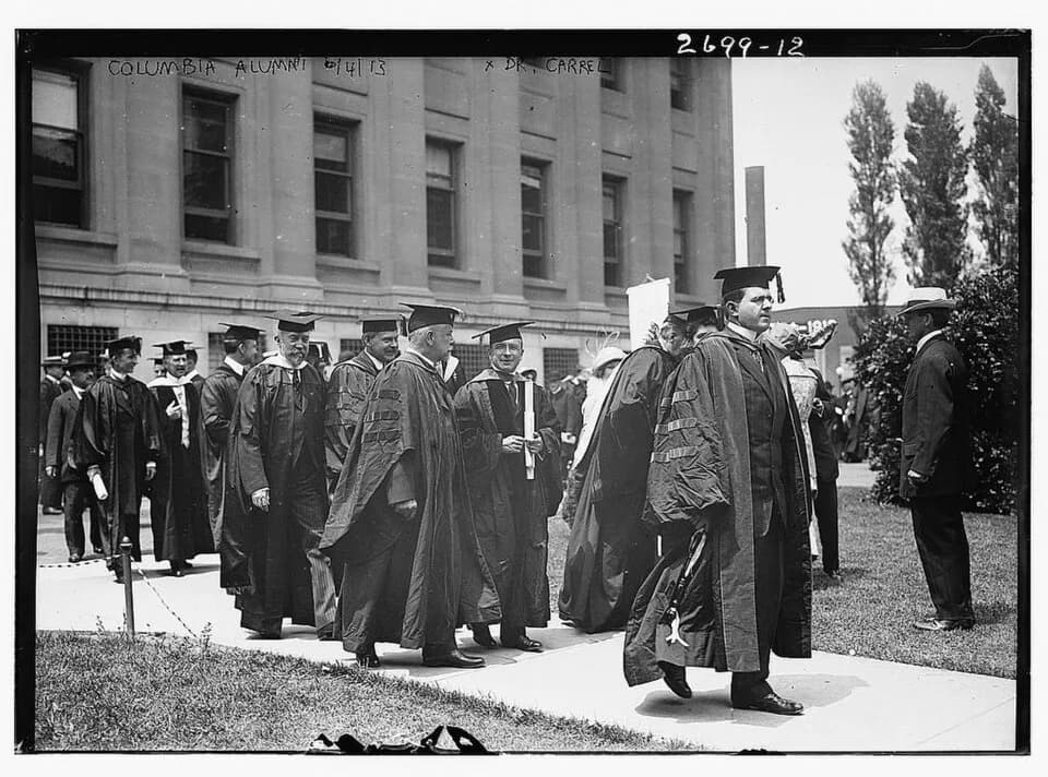 Alexis Carrel - Columbia Alumni, 6/4/13, Dr. Carrel (LOC)
Bain News Service,, publisher.
Columbia Alumni, 6/4/13, Dr. Carrel
1913 June 4.
1 negative : glass ; 5 x 7 in. or smaller.
Notes:
Title and da