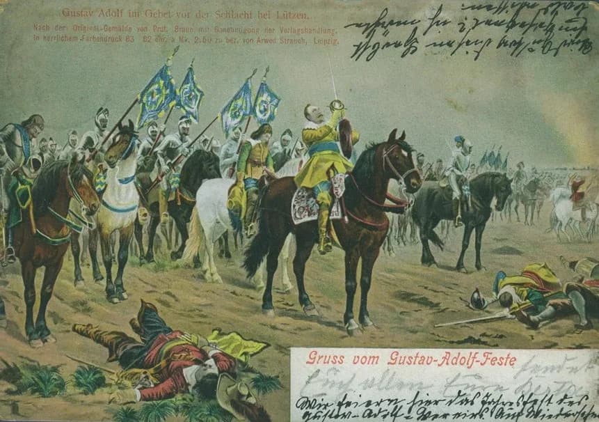 Gustavus Adolphus of Sweden - Gebet vor der Schlacht von Lützen