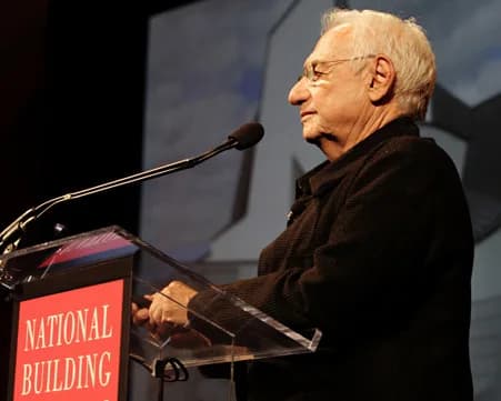 Frank Gehry - Frank Gehry, recipient of the 2007 Henry C. Turner Prize at the National Building Museum, giving a presentation about how the work of Gehry Partners and Gehry Technologies has driven con