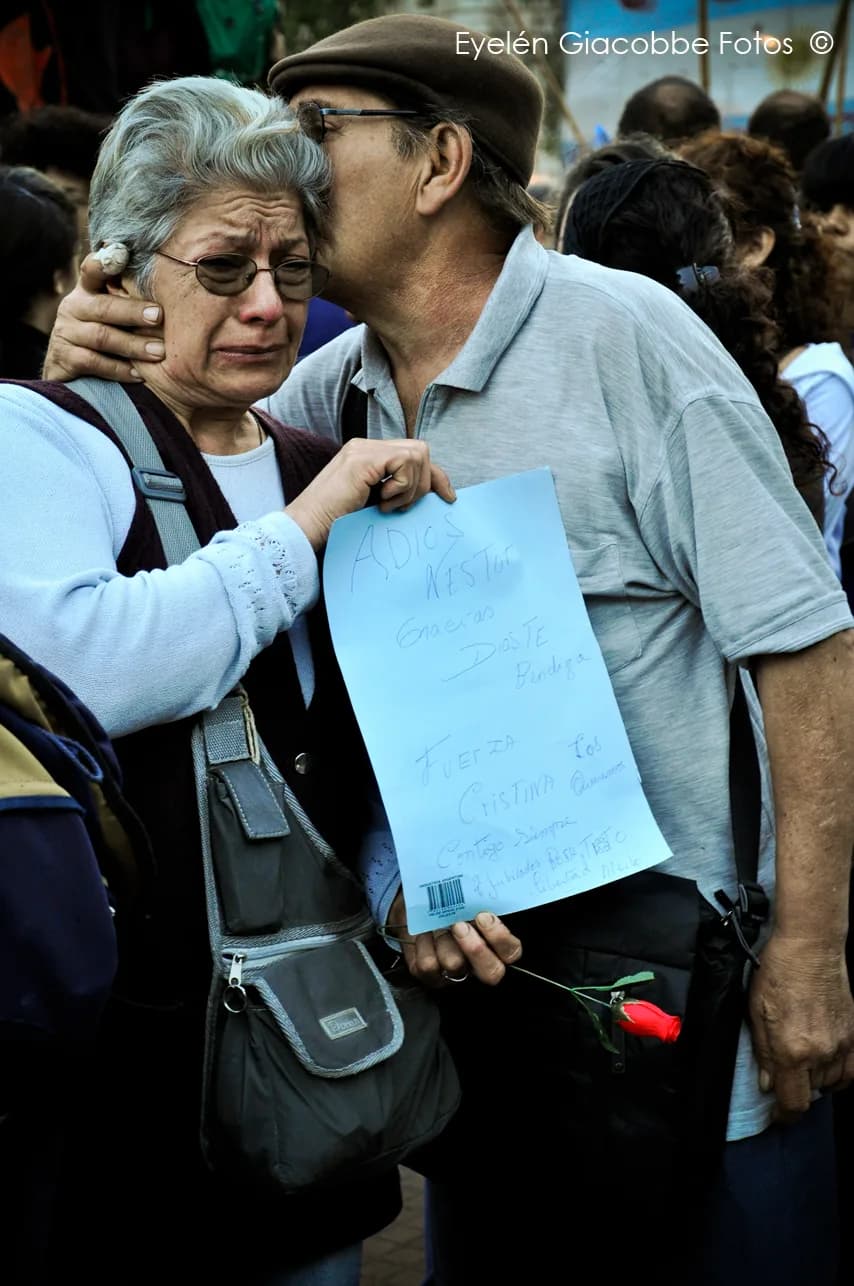 Néstor Kirchner - Plaza de Mayo , dia en que fallece nuestro querido ex presidente Nestor Kirchner