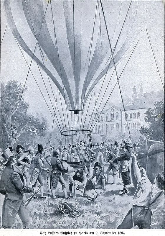 Joseph Louis Gay-Lussac - Gay-Lussac balloon ascent