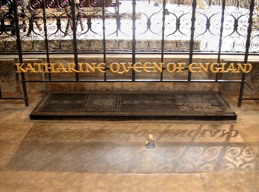 Catherine of Aragon - Peterborough Cathedral, the grave of Katherine of Aragon