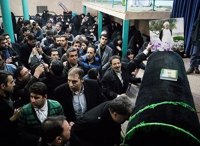 Akbar Hashemi Rafsanjani - Farewell ceremony with Akbar Hashemi Rafsanjani