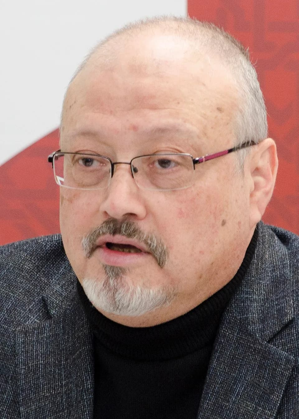 Jamal Khashoggi - Saudi journalist, Global Opinions columnist for the Washington Post, and former editor-in-chief of Al-Arab News Channel Jamal Khashoggi offers remarks during POMED’s “Mohammed bin Sa