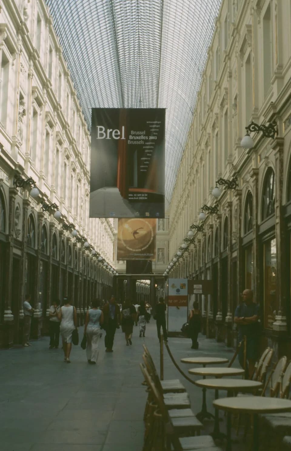 Jacques Brel - Advertisement for Jacques Brel exhibition in Brussels