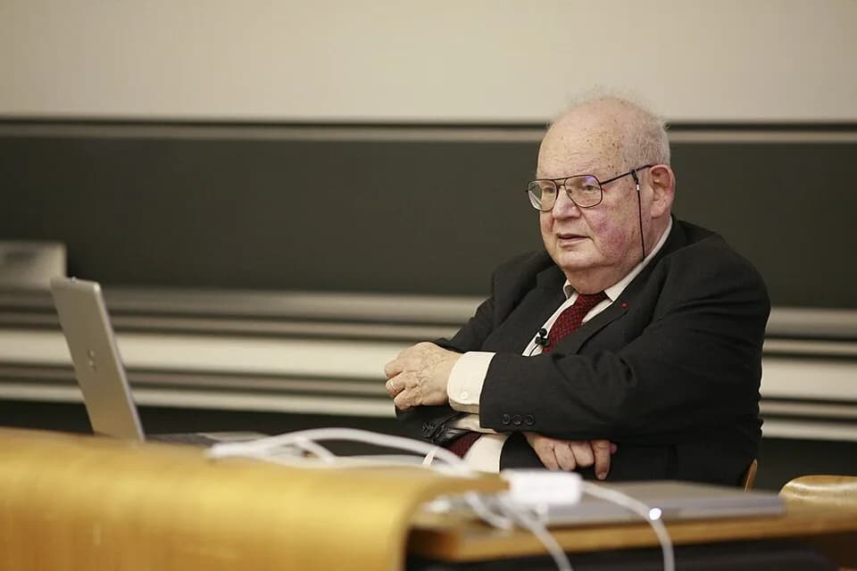 Benoit Mandelbrot - Benoît Mandelbrot at the EPFL, on the 14h of March 2007