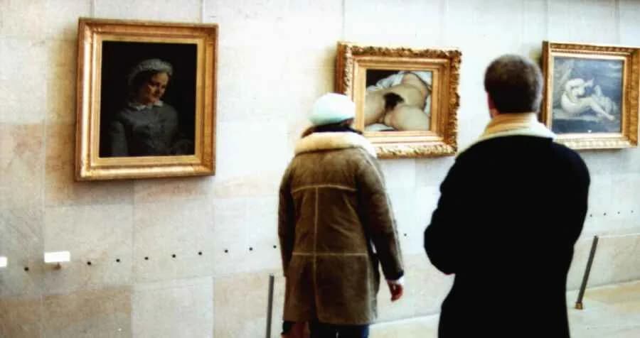 Jacques Lacan - L’Origine du monde (1866), gustave courbet, taken by myself in Paris, musée d’orsay, 3.2005