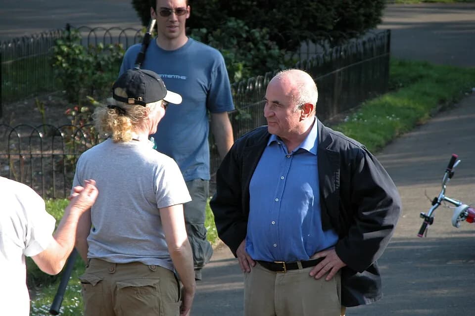 Bob Hoskins - Bob Hoskins filming Ruby Blue in Ellington