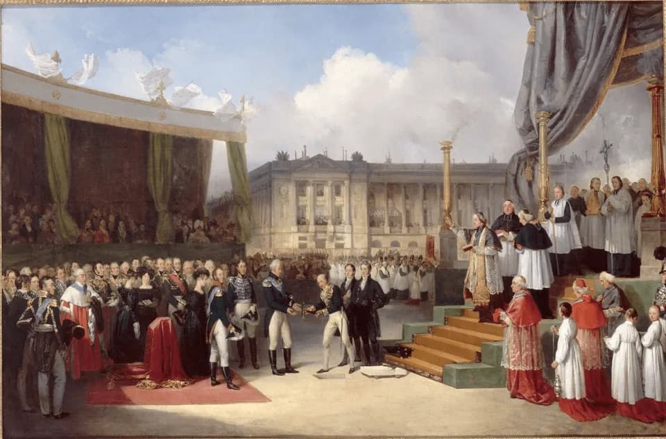 Charles X of France - Beaume - Inauguration du monument a la memoire de Louis XVI par Charles X.png