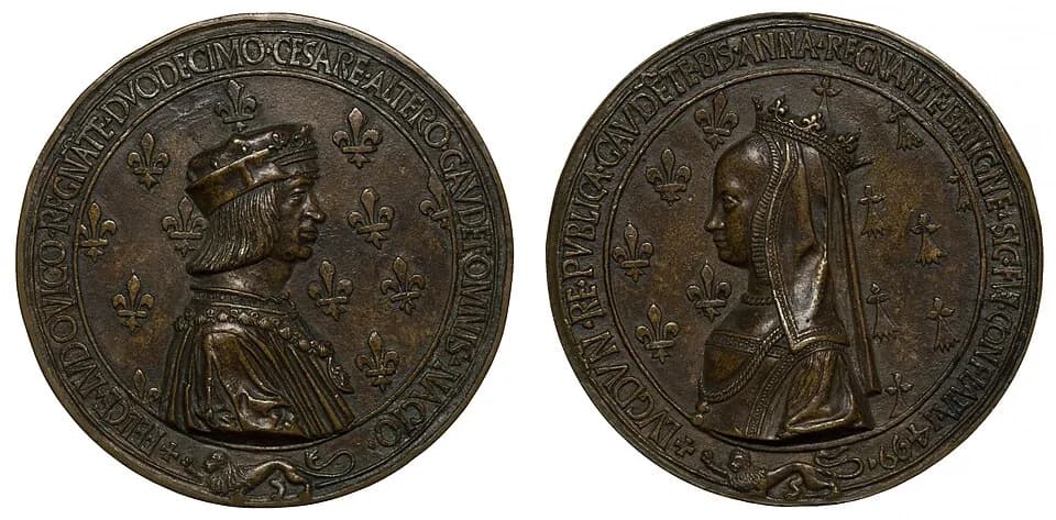 Louis XII of France - Leclerc, Nicolas und Jean de Saint Priest: Ludwig XII. und Anna von Bretagne