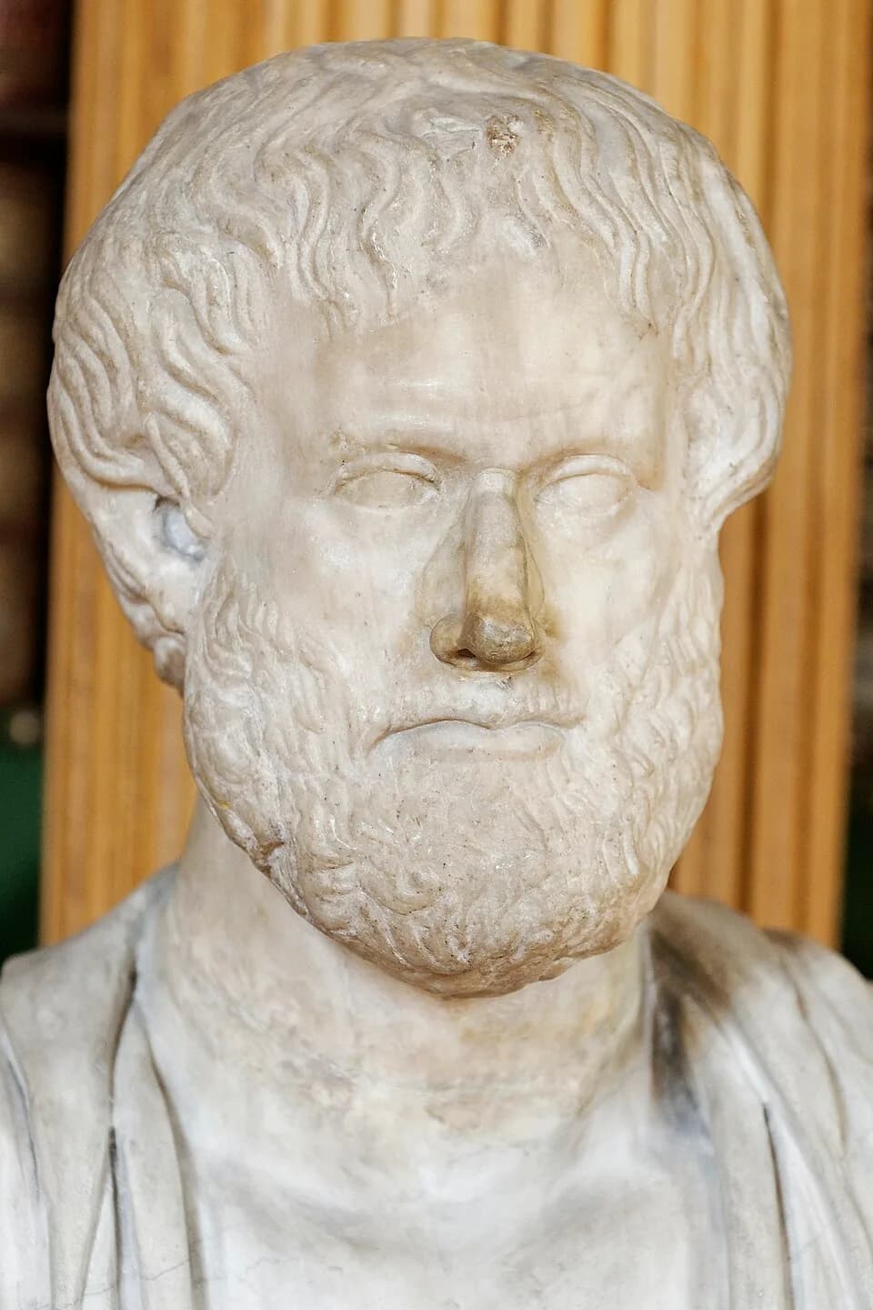 Cardinal Mazarin - Bust of Aristotle, Reading Room of the Bibliothèque Mazarine, Paris.