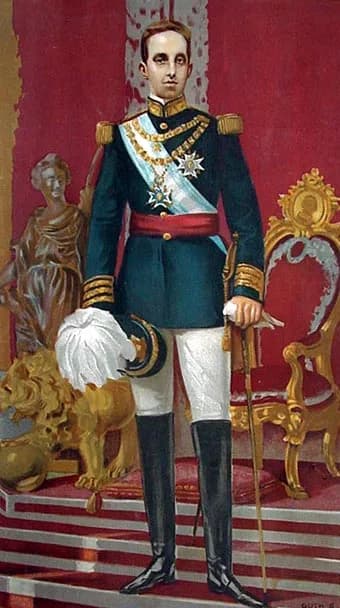 Alfonso XIII - Caricature of Alfonso XIII of Spain.