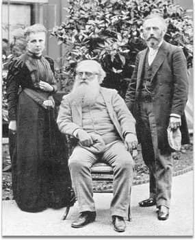 Annie Besant - Annie Besant, Henry Steel Olcott und William Quan Judge in London, kurz nach dem Tod von Helena Blavatsky im Mai 1891