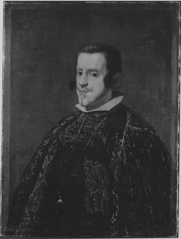 Philip IV of Spain - Diego Rodríguez de Silva y Velázquez (Nachahmer) - König Philipp IV. von Spanien - 3200 - Bavarian State Painting Collections.jpg