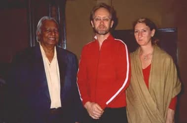 Ram Narayan - Ram Narayan, Keshav Das, and Gita Saulnier at Symphony Space, New York City