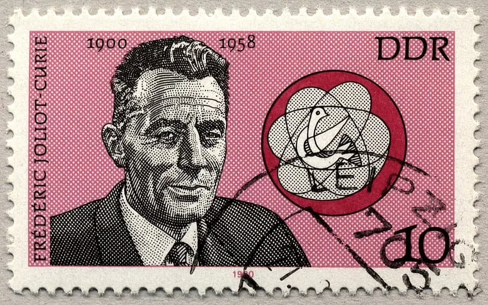 Frédéric Joliot-Curie - Stamp Frédéric Joliot-Curie.jpg