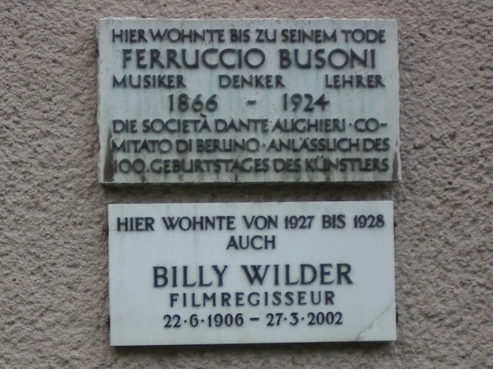 Billy Wilder - Schild Wilder.JPG