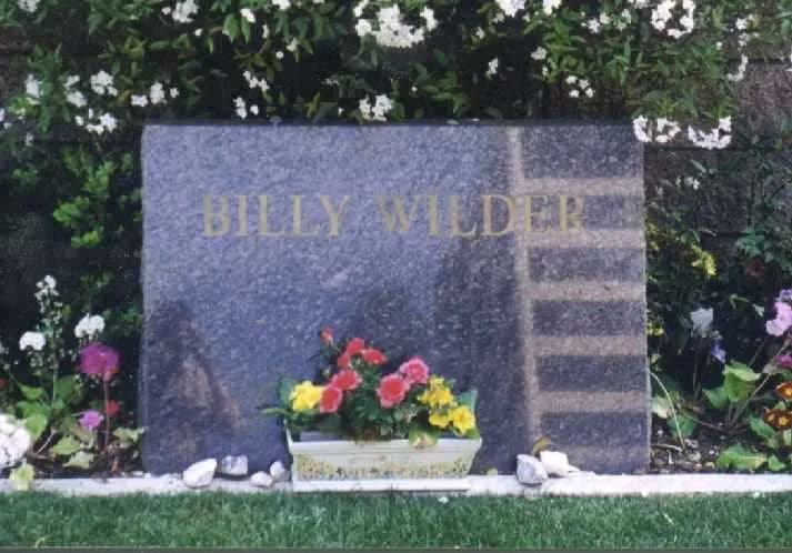 Billy Wilder - Billy Wilder monument, front.