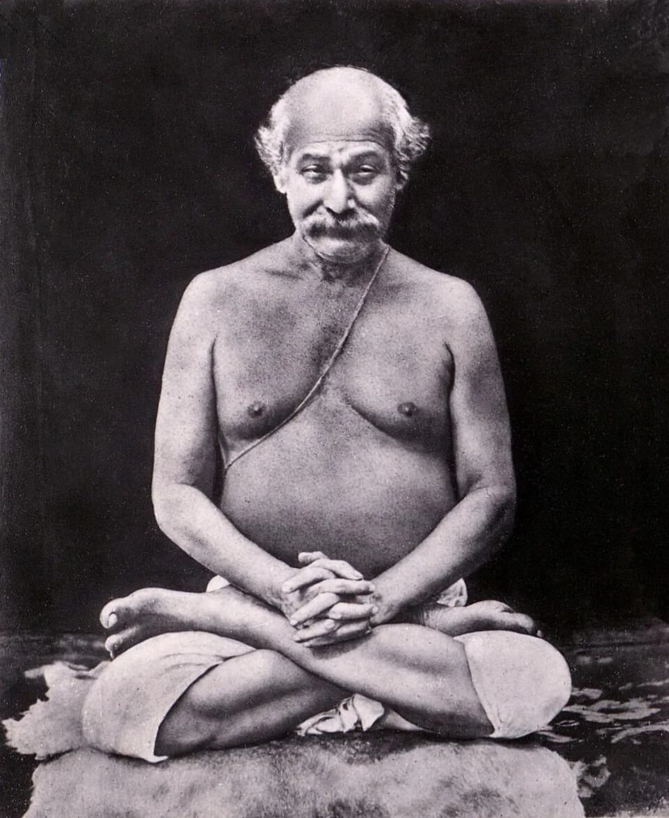 Paramahansa Yogananda - Lahiri Mahasaya (1828-1895), Yogi and Guru from India.