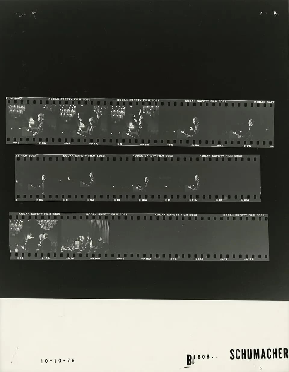 Bob Hope - The photo contact sheet, identified as B1803 by the White House Photographic Office (WHPO), is housed at the Gerald R. Ford Presidential Library, a branch of the National Archives and Recor