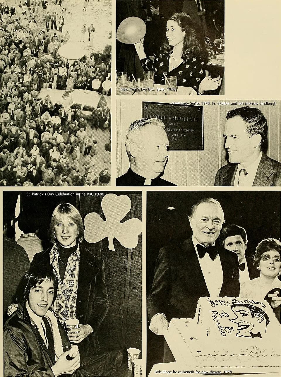 Bob Hope - Identifier: subturriundertow1980bost (find matches)
Title: Sub turri = Under the tower : the yearbook of Boston College
Year: 1913 (1910s)
Authors:  Boston College
Subjects:  Boston College