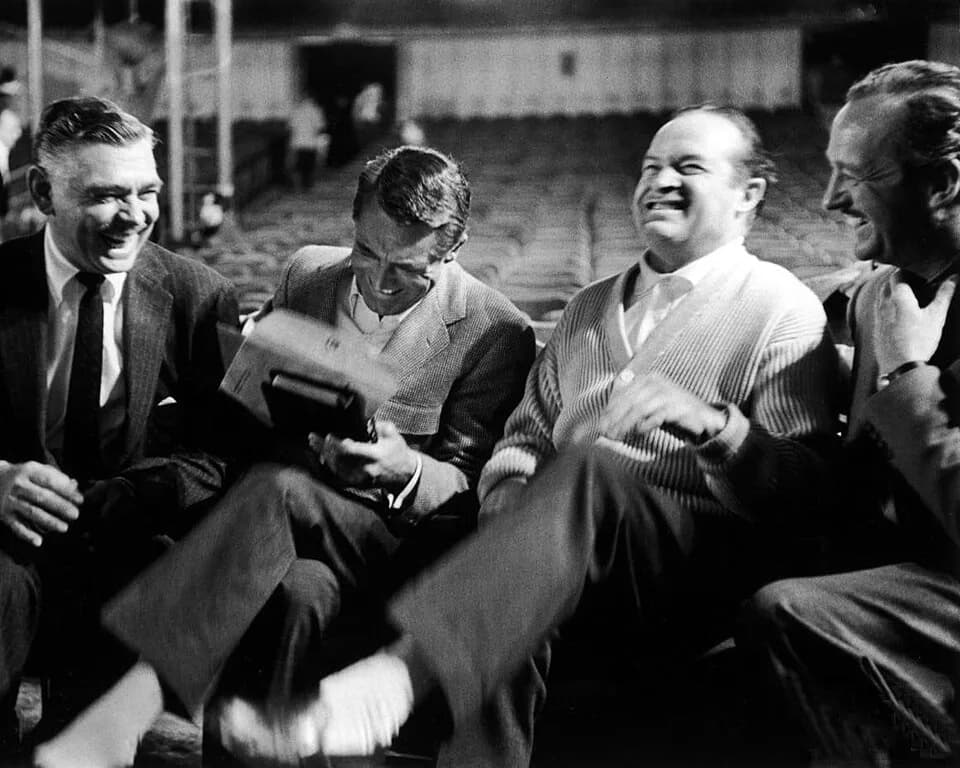 Bob Hope - Clark Gable, Cary Grant, Bob Hope &amp; David Niven, publicity photo 1950s