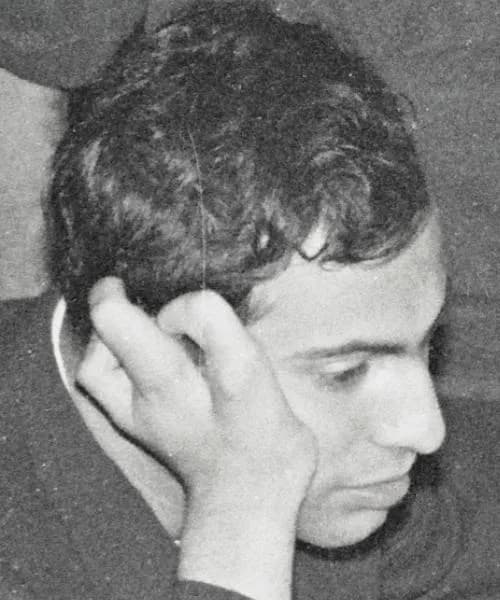 Mikhail Tal - Mikhail Tal, European Championship 1961 at Oberhausen, Photographer Gerhard Hund.
