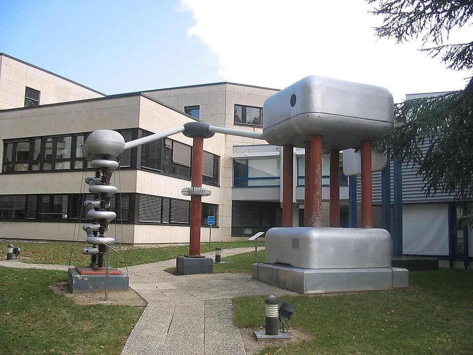 John Cockcroft - Initial stages of an old particle accelerator at the Microcosm exhibit at CERN.