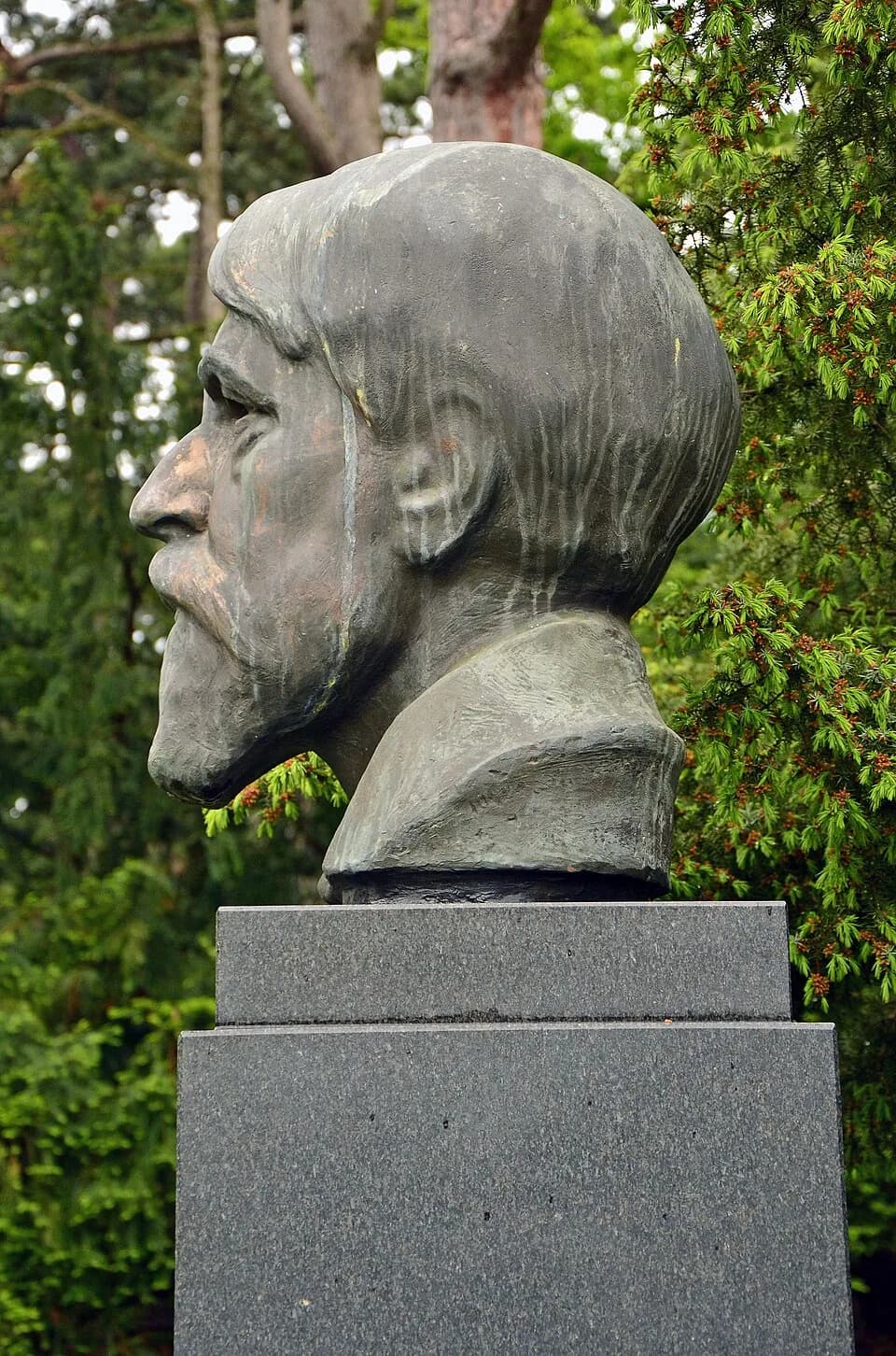 Arthur Schnitzler - This is a photo of public art indexed in a public art catalogue of Vienna (Austria) under the number: 74369 (commons, de) .