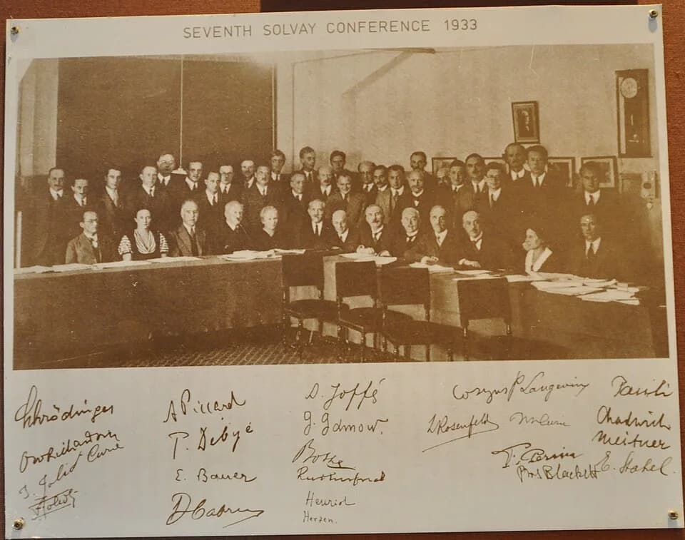 Walther Bothe - Solvay conference 1933