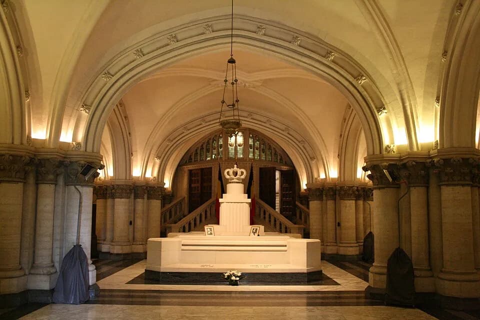 Leopold I of Belgium - Royal Crypt in the church notre-Dame at Laeken (Brussels), Belgium. Burial place of the Belgian sovereigns, their wives and some members of the Belgian royal family.