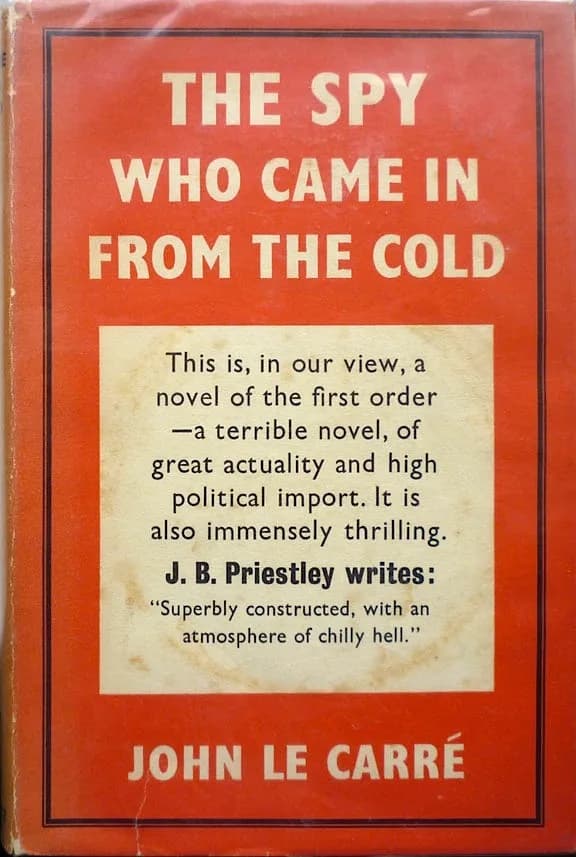 John le Carré - Обложка романа Ле Карре "Шпион, вернувшийся с холода"