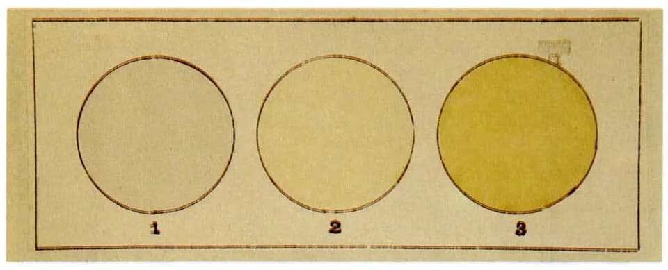 Henri Moissan - Henri Moissan's observation of fluorine's color and comparison to air or chlorine, published in 1892